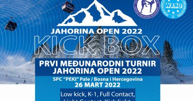 1. Međunarodni otvoreni kup “Jahorina Open 2022.”